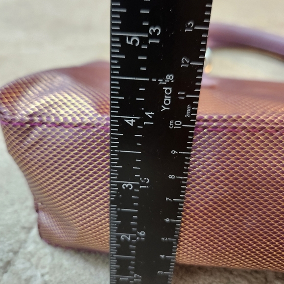 Insulated Purple Pink Wine Bottle Tote Bag Purse - Picture 11 of 14